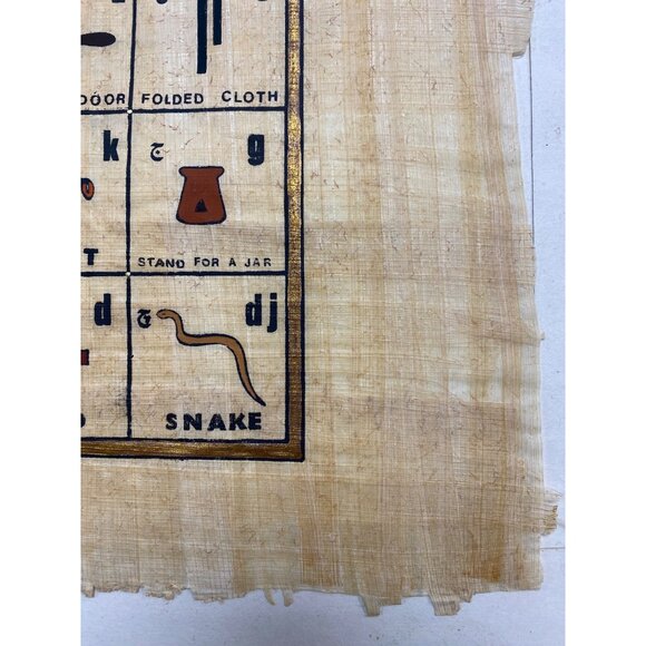 Papyrus Art Hieroglyphic Alphabet By Ani Papyrus - Picture 2 of 9